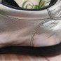 GUCCI Silver Leather Logo Low-Top Sneakers Trainers Shoes #204399 - Size 38 EU (7.5 US)