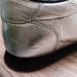GUCCI Silver Leather Logo Low-Top Sneakers Trainers Shoes #204399 - Size 38 EU (7.5 US)