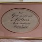 Calligraphy Art John DeCollibus, Jr. - Christian Scripture - Signed, Framed & Matted!