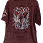 Evolution Men's Y2K-era Mall Goth, Grunge Embroidered Double-Sided Graphic T-Shirt - XL!