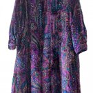 JA RESORT Plus Size Embellished Velvet Quilted Maxi Coat 1X - BOHEMIAN, CHIC, ETHNIC, BREATHTAKING! JA RESORT Plus Size Embellished Velvet Quilted Maxi Coat 1X - BOHEMIAN, CHIC, ETHNIC, BREATHTAKING!