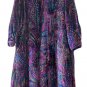 JA RESORT Plus Size Embellished Velvet Quilted Maxi Coat 1X - BOHEMIAN, CHIC, ETHNIC, BREATHTAKING!