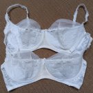 VTG Frederick's of Hollywood 5071 Balconette Lace Mesh Sexy Bras - Lot of 2 - 40D & 40DD - NWOT! VTG Frederick's of Hollywood 5071 Balconette Lace Mesh Sexy Bras - Lot of 2 - 40D & 40DD - NWOT!