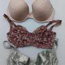 VTG Aerie, Intimates by Lane Bryant & Natori Feathers 34391 Bras - 38DD - Lot of 3 - Pristine!