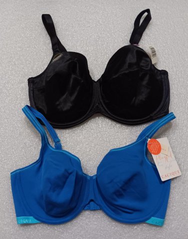 VTG Playtex 7551 Full Coverage Convertible Bra & Cacique Demi Convertible Bra - Size 40DD - NWT!