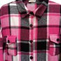 ZOMVA 3X Plus Size Long Flannel Plaid Shacket Jacket Button Down Shirt Coat w Pockets - NWOT!