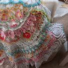 VTG Doilies Handmade Crochet Lace Many Sizes 3D Designs Doily - Lot of 32 - GORGEOUS! VTG Doilies Handmade Crochet Lace Many Sizes 3D Designs Doily - Lot of 32 - GORGEOUS!