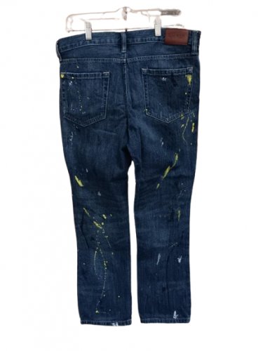Lauren Ralph Lauren Womens Paint Splatter Girlfriend Jeans Dark Wash - Size 10 - NWOT!