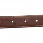 VTG GUCCI Textured Brown Leather Belt w 2-Tone Gun Metal Buckle, Interlocking GG's - Size 42!