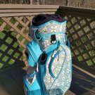 All For Color Bliss Turquoise Print Ladies Golf Bag - BEAUTIFUL!
