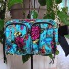 VTG Betsey Johnson Key to My Heart Floral Birds Crossbody Bag Purse - Excellent! VTG Betsey Johnson Key to My Heart Floral Birds Crossbody Bag Purse - Excellent!