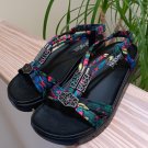 Alegria by PG Lite Women's Roz 951 Boho-chic T-strap Sandal - Size 7.5 - Excellent Alegria by PG Lite Women's Roz 951 Boho-chic T-strap Sandal - Size 7.5 - Excellent