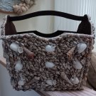 VTG Coastal Handmade Seashell Encrusted Magazine Holder Newspaper Rack!