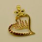 Cute Heart Ruby 18k Gold Filled Allah Pendant! Lowest Price On Ebay