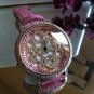 Elite 18K Rose Gold Plated Dancing Dial SWAROVSKI STONES ELEGANT