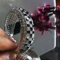 Tanzanite Swarovski Silver Bracelet Bangle High Quality Zircon