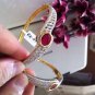 Ravishing Natural Thai Ruby Estate 18KGP Estate Rare Vintage Design Look New