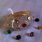 Awesome Cocktail MULTI STONE Design BANGLE 18KGP
