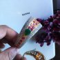Ravishing  Pear Emerald and Ruby Cuff Bangle Estate ! 925 Sterling Silver! 18KGP