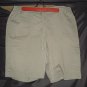 Karen Scott size16 Olive Spring 2 Pocket Draw Spring Shorts NWT 2144