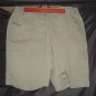 Karen Scott size16 Olive Spring 2 Pocket Draw Spring Shorts NWT 2144