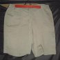 Karen Scott size16 Olive Spring 2 Pocket Draw Spring Shorts NWT 2144