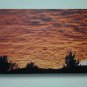 Fire in Sky Photo Art on 16x24 Canvas & framed as 1.25" Premium Gallery Wrap