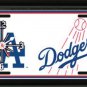NEW LA DODGERS LICENSE PLATE QUARTZ WALL CLOCK