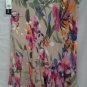 Womens Notations Long Floral Multi Color  Cream/Pink/Blue Long  Skirt 2X  NWT