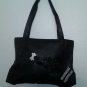 Fashion Handbag Black w Silver Accents NWOT 25011