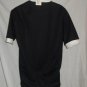 OFFICAL SPORTS INTERNATIONAL BLACK/WHITE SOCCER REF JERSEY M NWT 2094