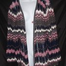 Elementz XL Multi Color 3/4 sleeve Sweater NWT 2146