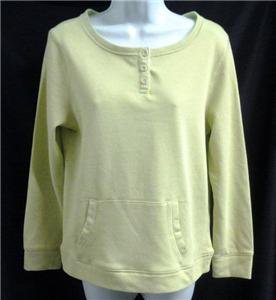 Womens North Crest Covert Green Blouse S  NWT