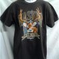Mens Lost Creek With Elk On Front Purple Background  Tee Shirt  M NWT