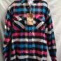 Mens Tool Jeans Multi color Flannei Shirt 2XL NWT