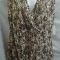 Womens Bobbi Brooks Multi Color Brown/Black Sleeveless Top  3XL ( 24-26 )   NWT