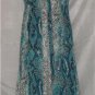 India Boutique  Teal/Brown  Princess Bra/Top Dress  M
