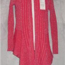 India Boutique  Pink  With Silver Glitter Throw-On-Sweater Free Size