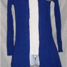 India Boutique Blue Throw-On-Sweater Free Size