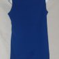 LADIES  TEAMWORK ATHLETIC  ROYAL BLUE SLEEVELESS JERSEY SIZE S  NWT  2102