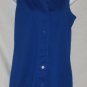 LADIES  TEAMWORK ATHLETIC  ROYAL BLUE SLEEVELESS  JERSEY SIZE L  NWT  2103