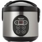 Aroma Digital Rice Cooker and Food Steamer up to 8-Cup Cooked STEAMS MEAT VEGGIE