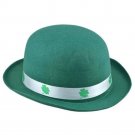 Green St. Patrick’s Day Derby Hat Shamrock Irish One Size Fits Most NEW