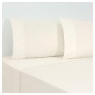 1000TC SOLID IVORY QUEEN SIZE SHEET SET - 100% EGYPTIAN COTTON