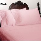 1000TC STRIPE PINK QUEEN SIZE SHEET SET - 100% EGYPTIAN COTTON