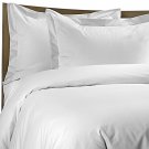 1000TC SOLID WHITE QUEEN SIZE DUVET SET - 100% EGYPTIAN COTTON