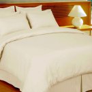 1000TC STRIPE IVORY QUEEN SIZE DUVET SET - 100% EGYPTIAN COTTON
