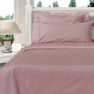 1000TC STRIPE LILAC QUEEN SIZE FLAT SHEET - 100% EGYPTIAN COTTON
