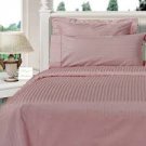 1000TC STRIPE LILAC OLYMPIC QUEEN SIZE FITTED SHEET - 100% EGYPTIAN COTTON