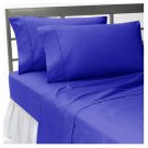 1000TC SOLID EGYPTIAN BLUE OLYMPIC QUEEN SIZE SHEET SET - 100% EGYPTIAN COTTON
